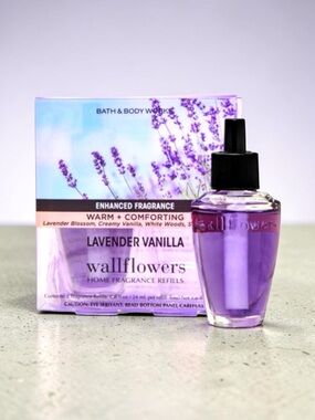 Bath & Body Works Wallflower Refills Lavender Vanilla 2 Pack Refill Nwt